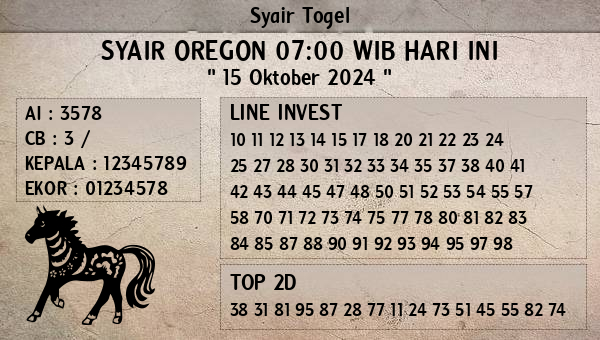 Prediksi Oregon 07:00 WIB